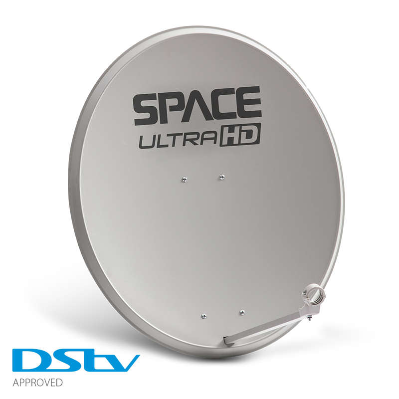 Space TV Ultra HD 80cm OffSet Steel Satellite Dish - DStv Approved