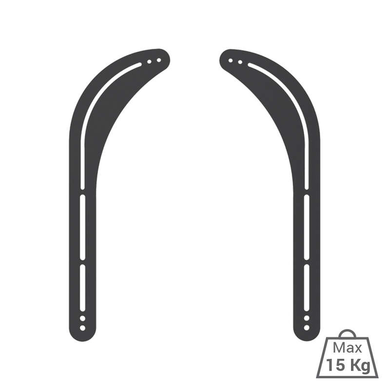 Space TV Sound Bar Bracket for mounting on your Television