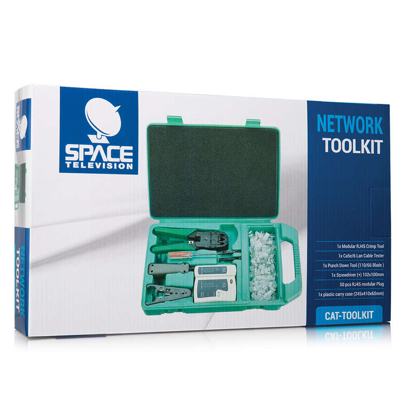 Professional Internet Network IT Tool Kit with Carry Case