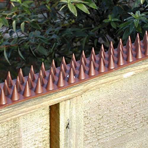 Space TV Anti Burglar / Animal / Bird Security Wall Spikes - Black