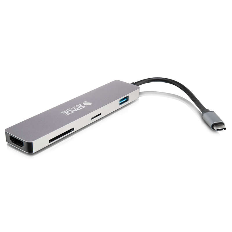Space TV 7 in 1 USB-C Slimline Hub with 4K HDMI