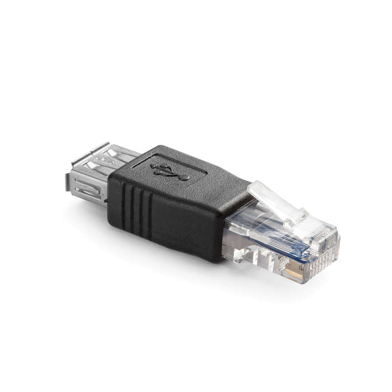 Space TV USB2.0 Female to RJ45 Male Adapter Connector With Earth