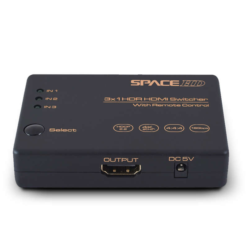 HDMI 3 Port Switcher with Remote Control
