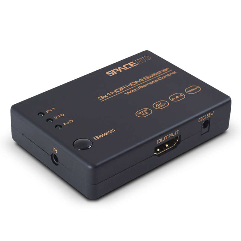 HDMI 3 Port Switcher with Remote Control