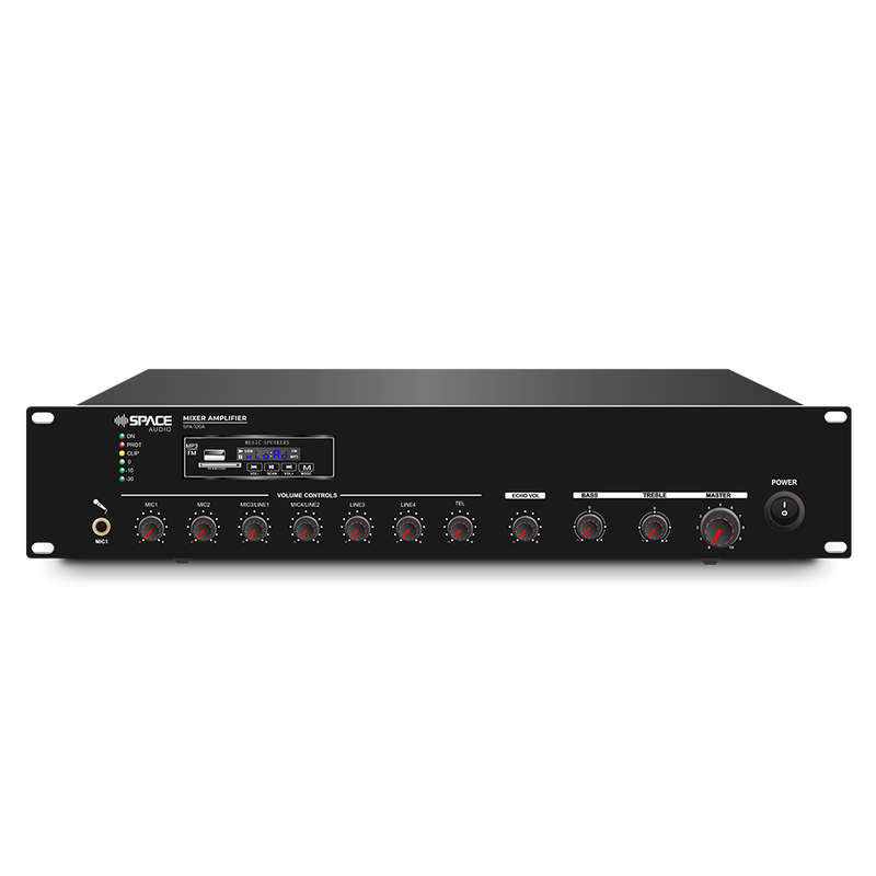 SpaceAudio Mixer Amplifier with MP3/FM/BT - 120W (SPA-120A)