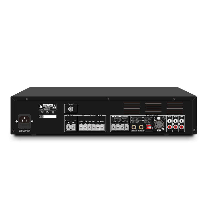 Space TV 240W Audio Mixer Amplifier with MP3/FM Radio/BT Connectivity