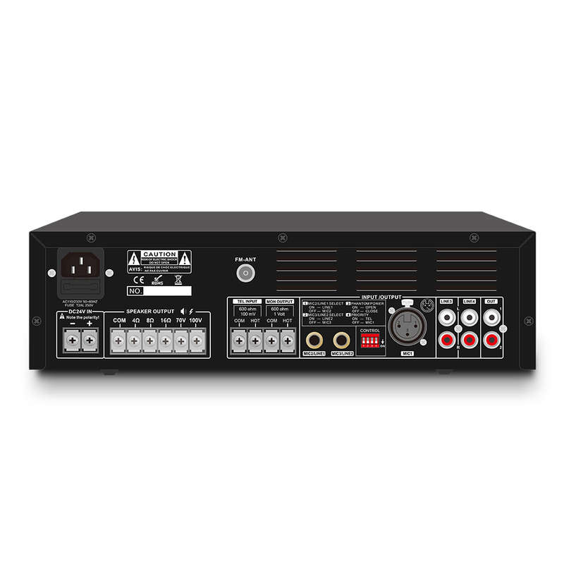 SpaceAudio Mixer Amplifier with MP3/FM/BT - 60W (SPA-60)
