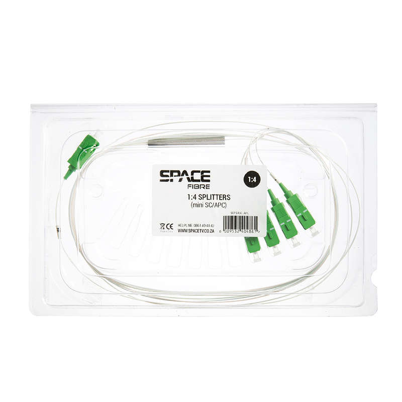 Space TV 1:4 Fibre Optic Splitter Mini SC/APC