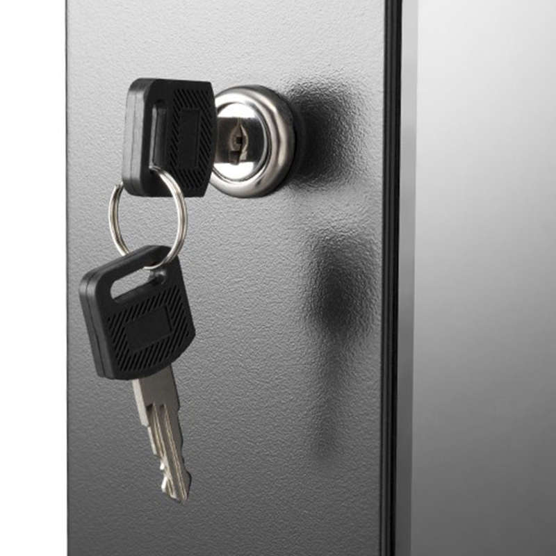 Space TV Wall-Mounted 9U Lockable Network Cabinet for Multimedia , Server