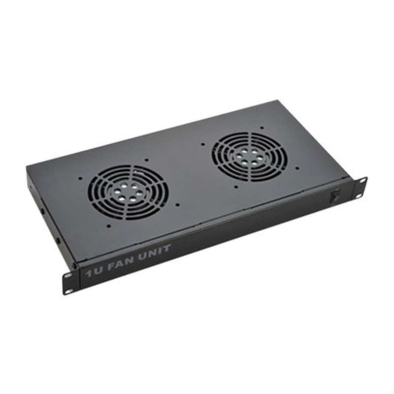 Space TV Cabinet Cooling System with 2 Fans 1UFor Space TV Network Cabinets