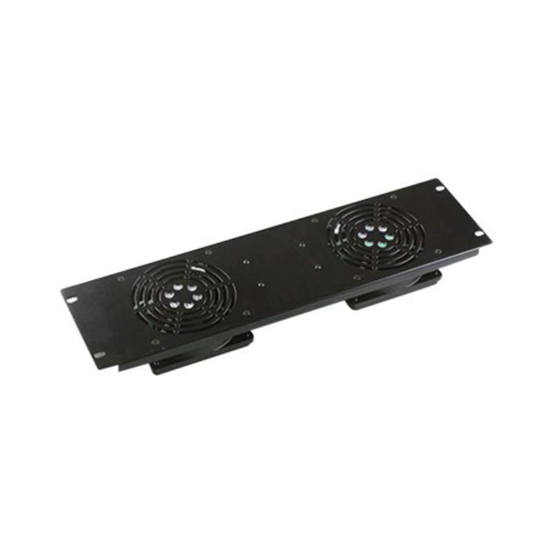 Space TV Cabinet Cooling System with 2 Fans 3UFor Space TV Network Cabinets