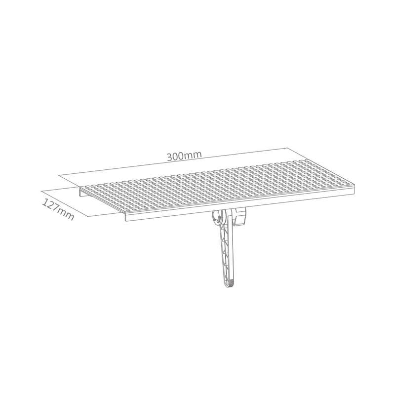 Space TV Set-Top Box Speaker Media Player Shelf Bracket Mount- 300mm