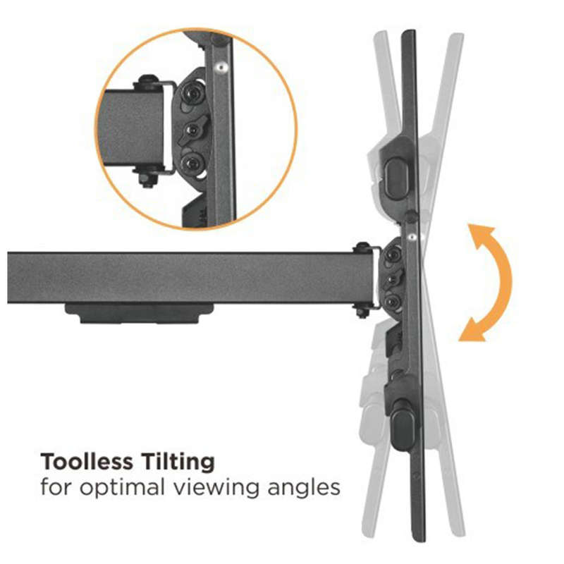 Space TV Extra Long Arm Full Motion Wall Mount TV Bracket 43" to 80" TV's