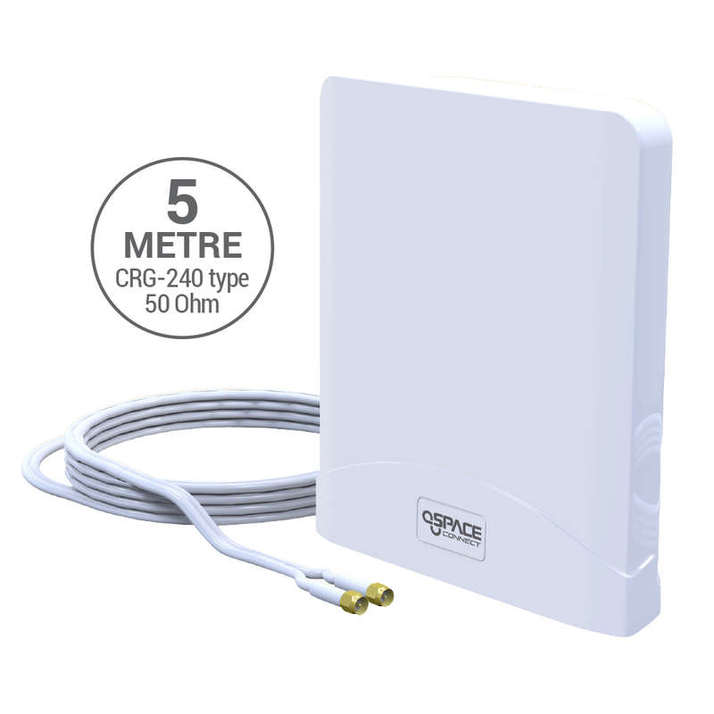 Space Connect 5G Omni-Directional Mimo Antenna 6dB 5m Cable (SC-AO5-06W-5M)