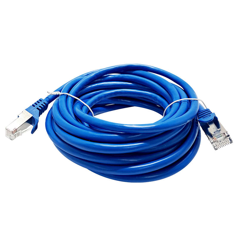 Space TV CAT6 FTP Network Patch Cable Blue PVC 5m