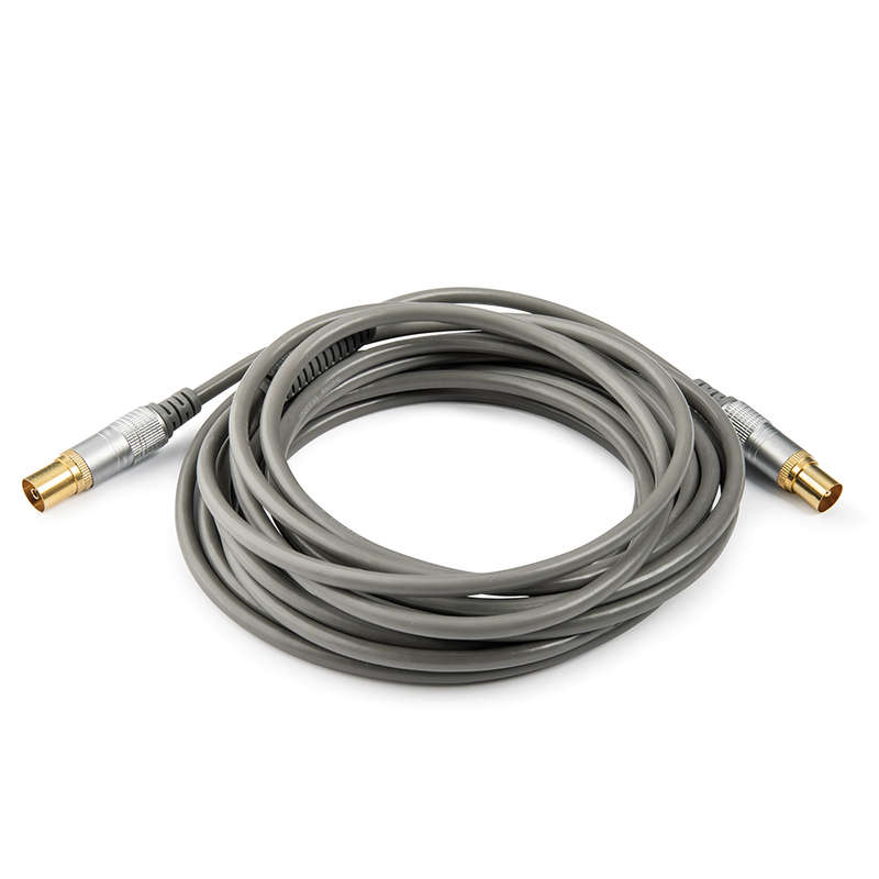 Space TV Superior Home Theatre Gold Plated RF Male to Female Cable - 5m
