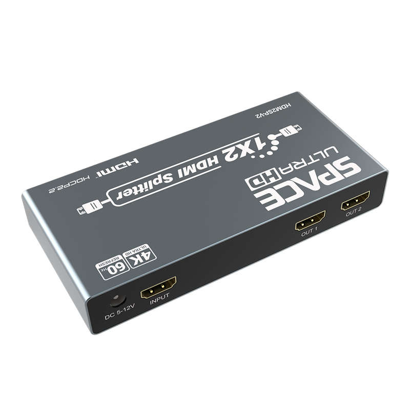 Space TV UltraHD 2 Way HDMI Splitter 4K HDMI