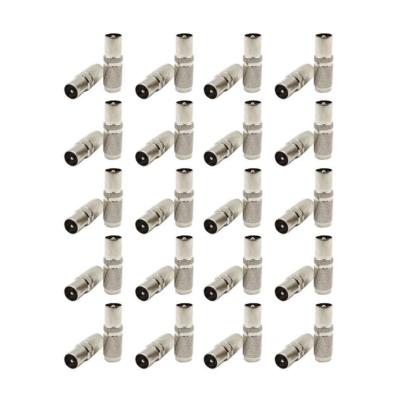 Space TV RF Male Twist-on Co-Axial Connector - 20 Pack