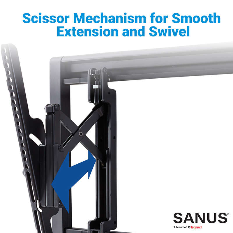 SANUS Advanced Tilt 4D Premium TV Wall Mount Bracket for 42 -90 TV's
