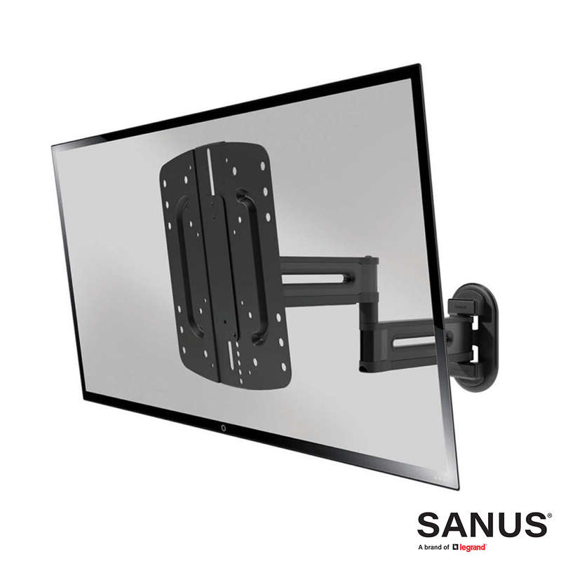 SANUS Advanced Full-Motion 4D + Shift TV Wall Mount Bracket for 19-43 TVs