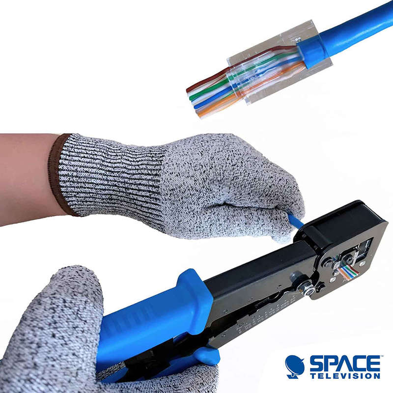 Space TV Crimping Tool Cat5/5e/6 RJ45