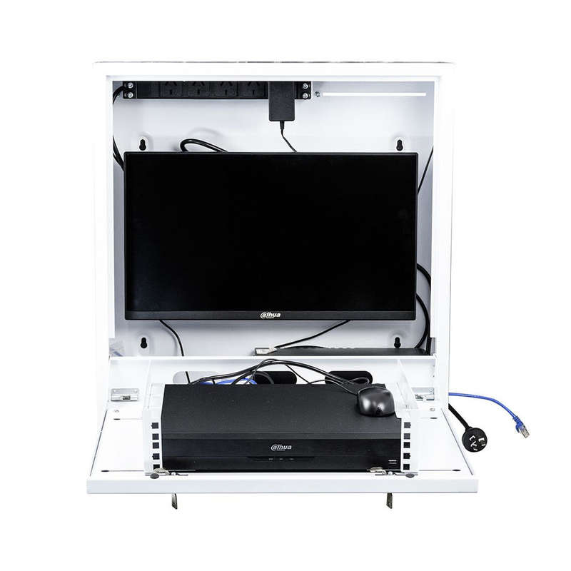 Space TV Wall-Mounted CCTV System Security Cabinet