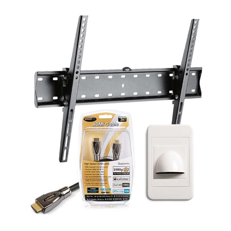 Space TV Tilting Wall Mount TV Bracket for 23"-42" LED & LCD TV's & Monitors