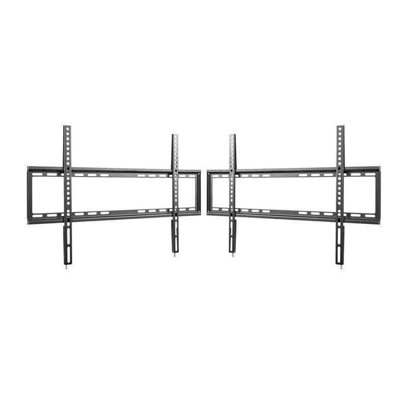 Space TV Sleek Fixed Wall Mount TV Bracket for 37-70'' TVs - Double Pack