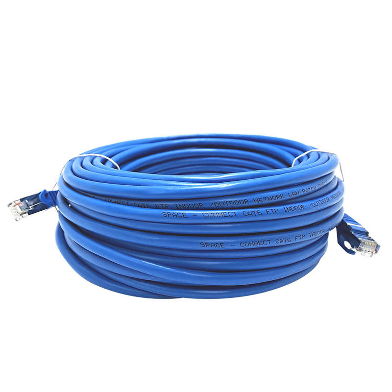 Space Connect CAT6 FTP Network Patch Cable Blue PVC 20m
