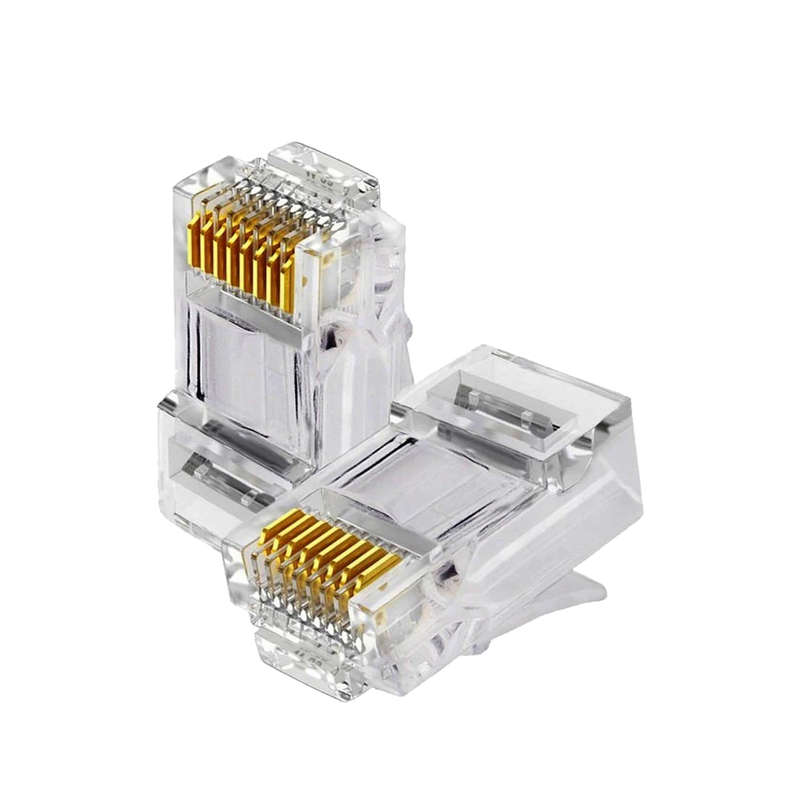 RJ45 Cat5/Cat6 Pass Through Connector - RJ45-PT