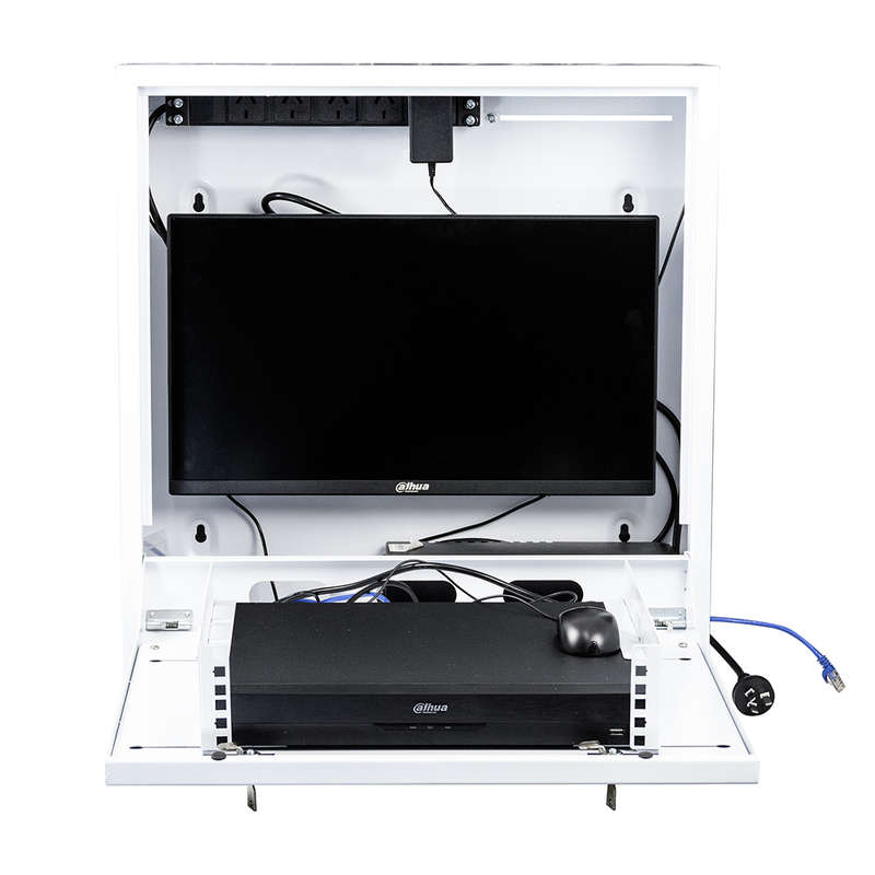 Space TV Wall-Mounted CCTV System Security Cabinet