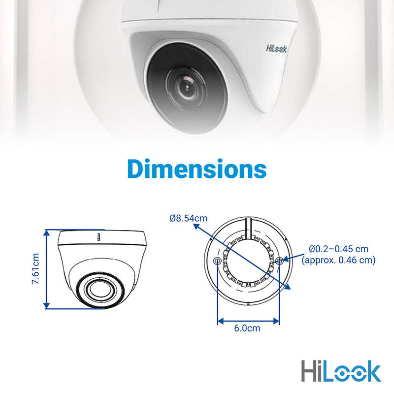 HiLook 2 MP Indoor Fixed Turret Camera
