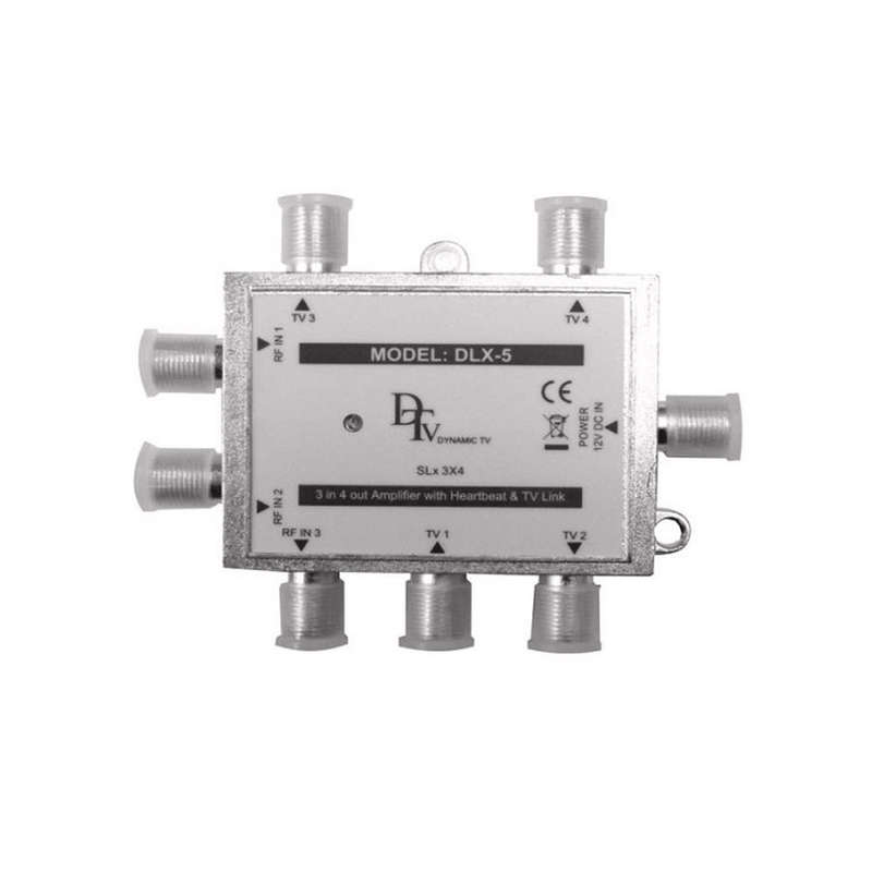 Space TV All-in-one Heartbeat and SLX Splitter / Amplifier 3in-4out