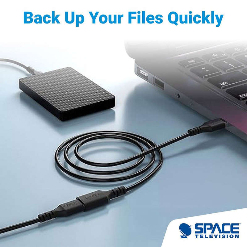 Space TV 2m USB 2.0  Male to Female Extension Cable
