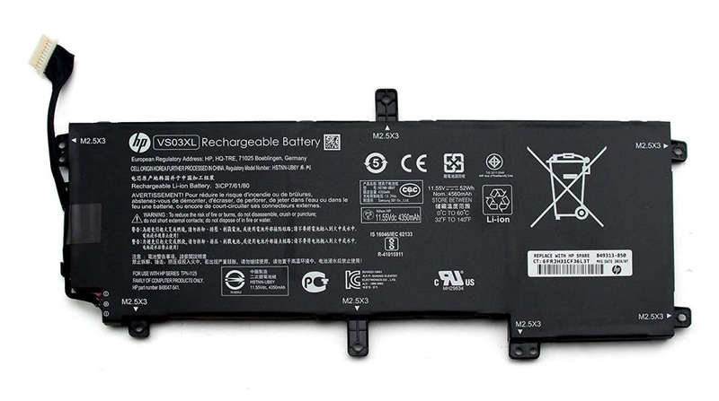 Original HP Spectre Envy 15-AS000, VS03XL, 849047-541, 849313-850, HSTNN-UB6Y , 11.55V 4560mAh, 52Wh