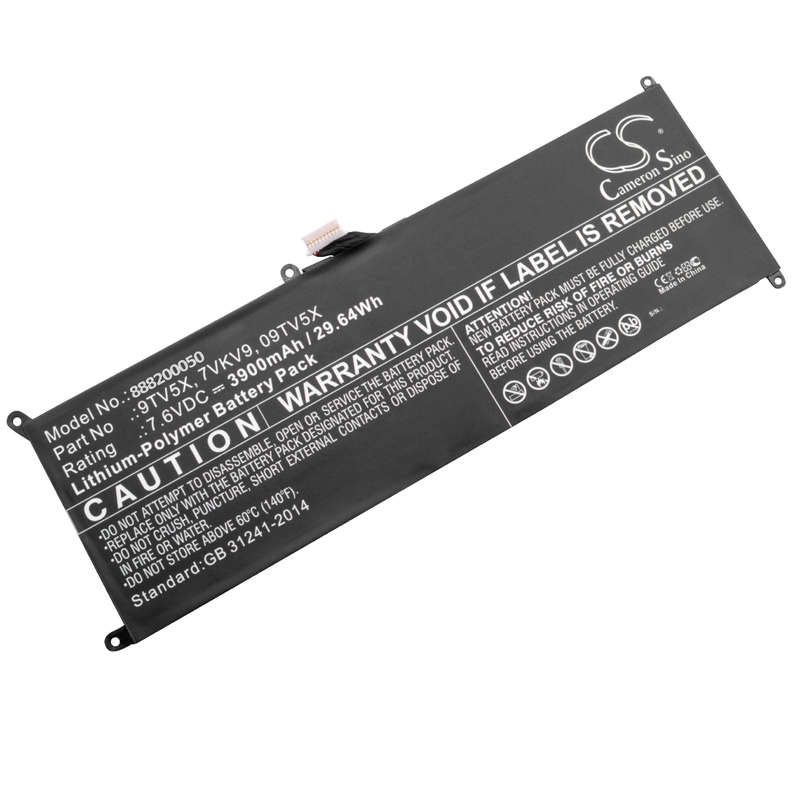 7VKV9 V55D0 9TV5X Generic Battery for Dell Latitude 12 7275 XPS 12 9250