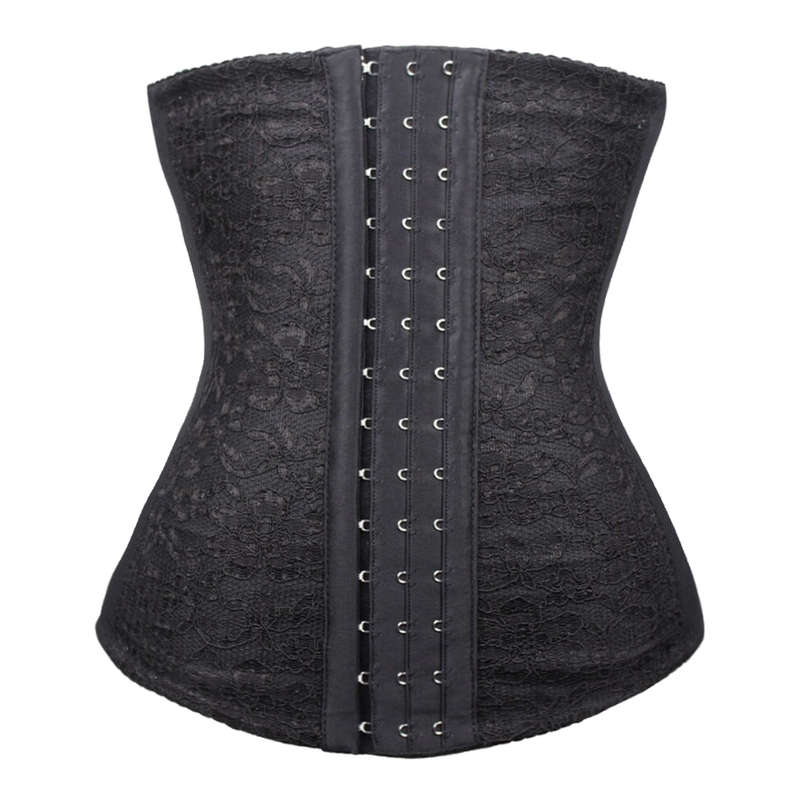 Black 9 Steel Bone Honeymooner Sleeper Waist Trainer Corset