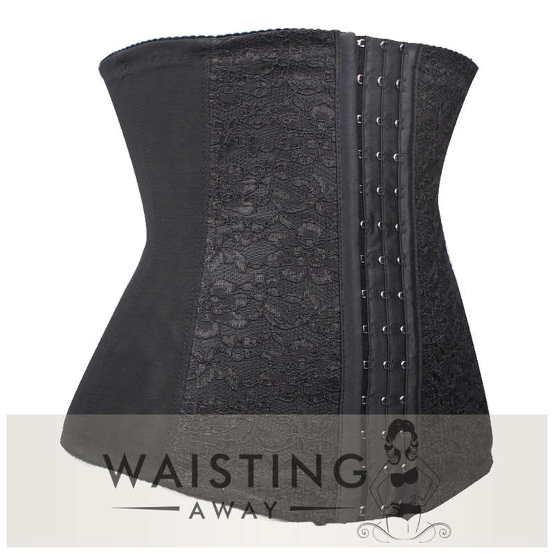 Black 9 Steel Bone Honeymooner Sleeper Waist Trainer Corset