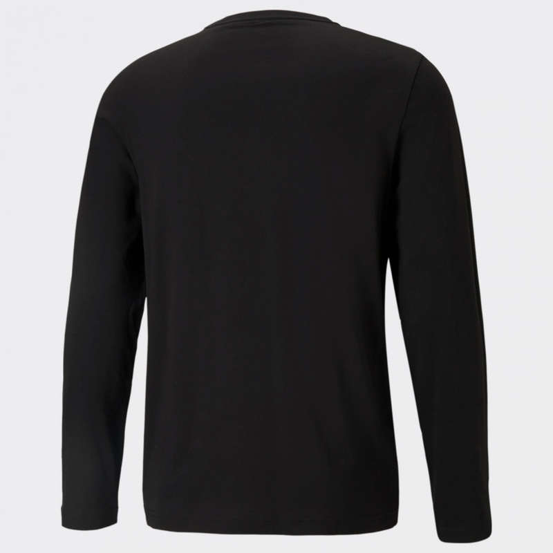 PUMA ESSENTIAL LONG SLEEVE BLACK SMALL LOGO RETAIL R400