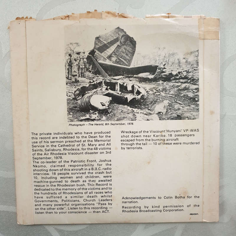 The Deafening Silence - Viscount Air Disaster - Vinyl 7" Recording