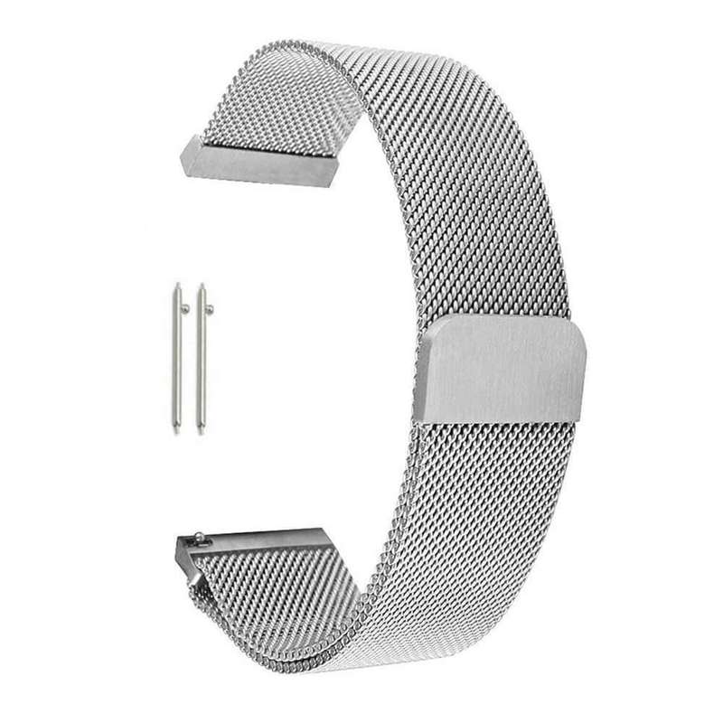 Stainless Steel Milanese Loop Strap for Samsung Galaxy Watch 42mm (S/M/L) - Silver