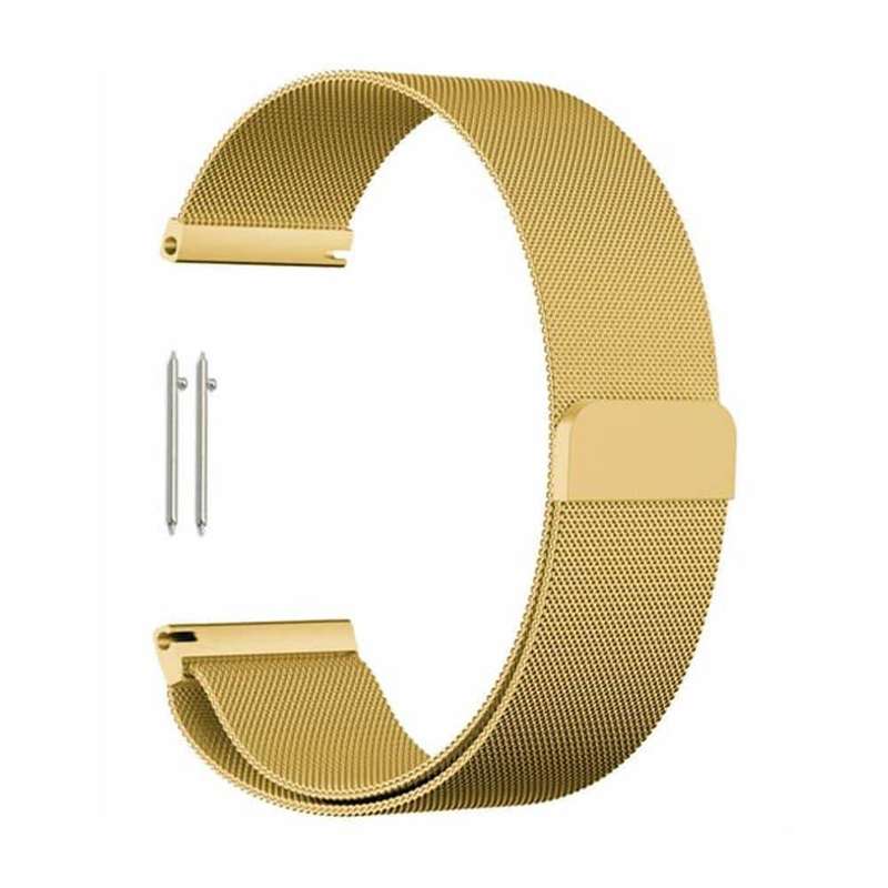 Samsung Galaxy Watch stainless-steel Milanese strap - Gold (S-M-L)