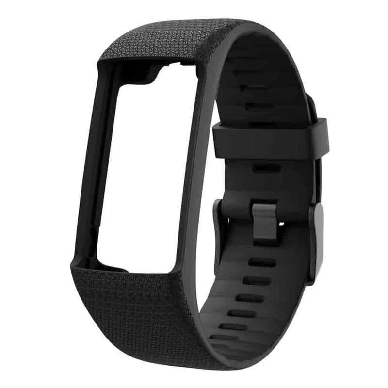 Silicone Strap for Polar A360/A370 (S/M/L) - Black