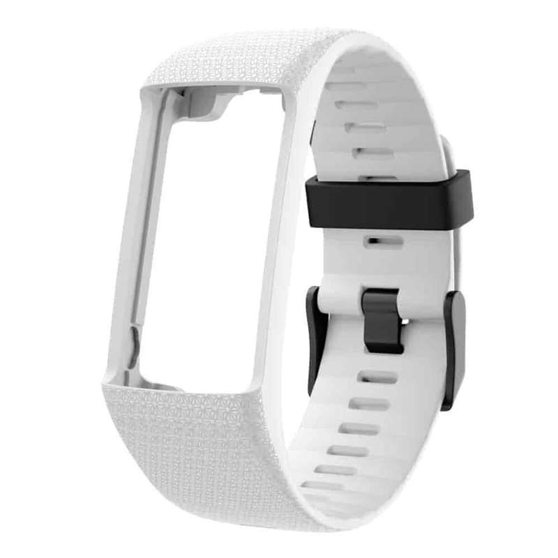 Silicone Strap for Polar A360/A370 (S/M/L) - White