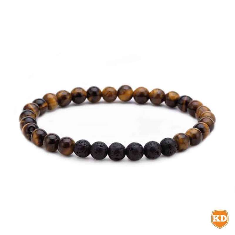 Aromatherapy Essential Oil Diffuser Lava Hand Fashion Bracelet-Strength