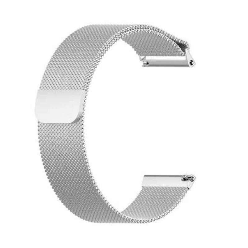 Stainless Steel Milanese Loop Strap for Fitbit Versa/Versa 2 (S/M) - Silver