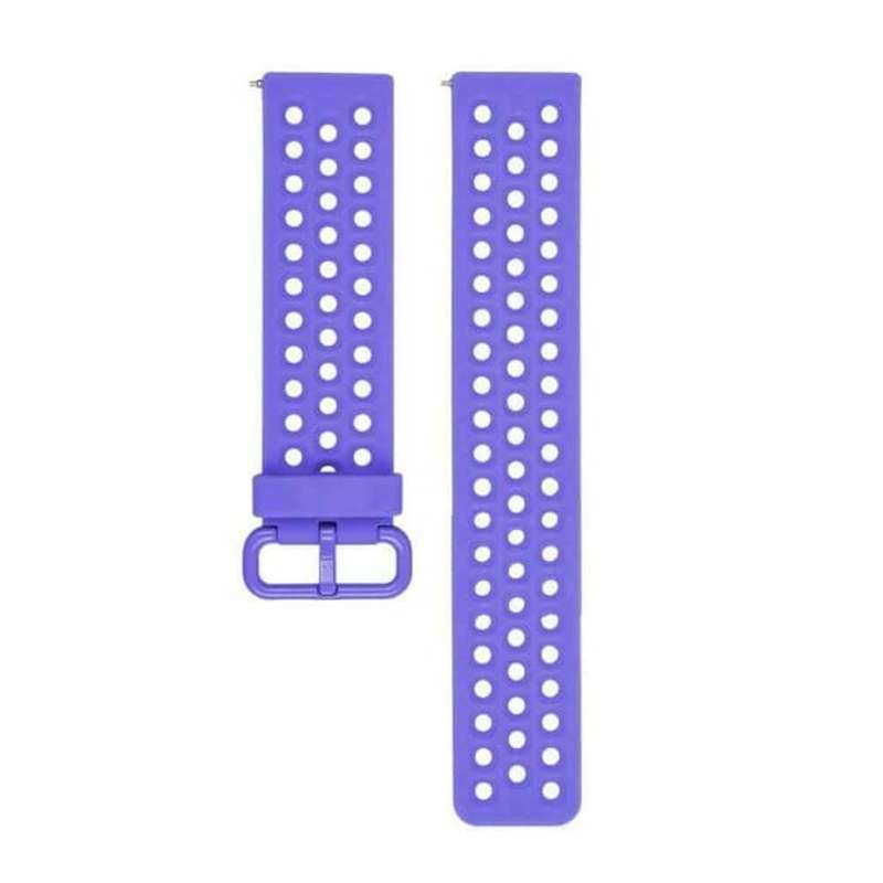 Silicone Strap for Fitbit Versa/Versa 2 (S/M) - Purple