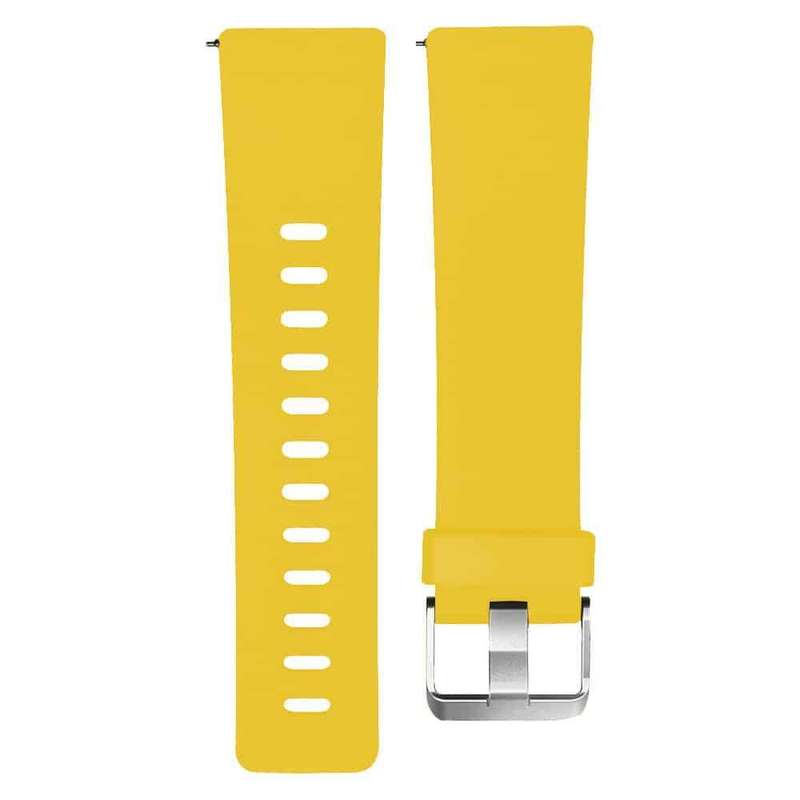 Silicone Strap for Fitbit Versa/Versa 2 (S/M) - Yellow