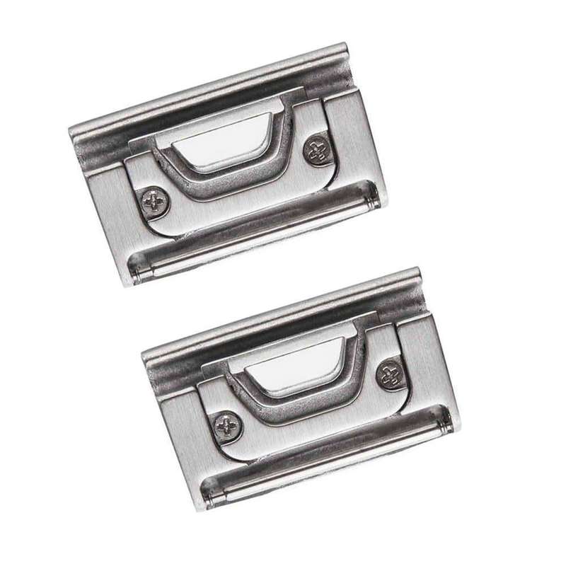 22mm Garmin Fenix 5/6 strap steel adapter connectors - Silver