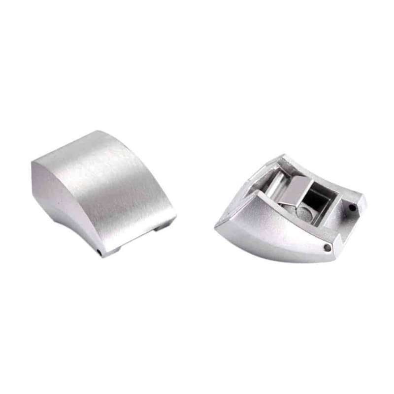 Stainless Steel Adapter Connector for Fitbit Alta (7mm strap) -Siliver